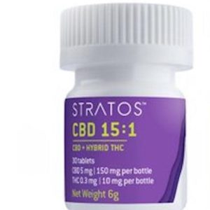 Stratos - CBD 15:1 (CBD + Hybrid THC) Capsules