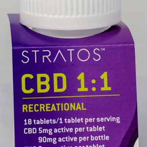 Stratos - CBD/THC - 1:1 - 20 pack - 90mg