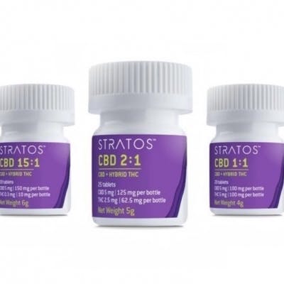 Stratos CBD/THC 2:1 Tablets