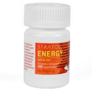 Stratos Energy Tablets - 100mg - Sativa