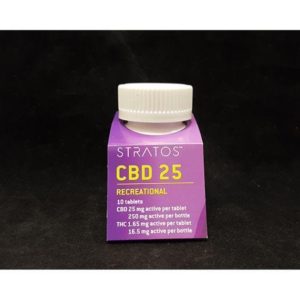 Stratos - Tablet - CBD:THC 25:1