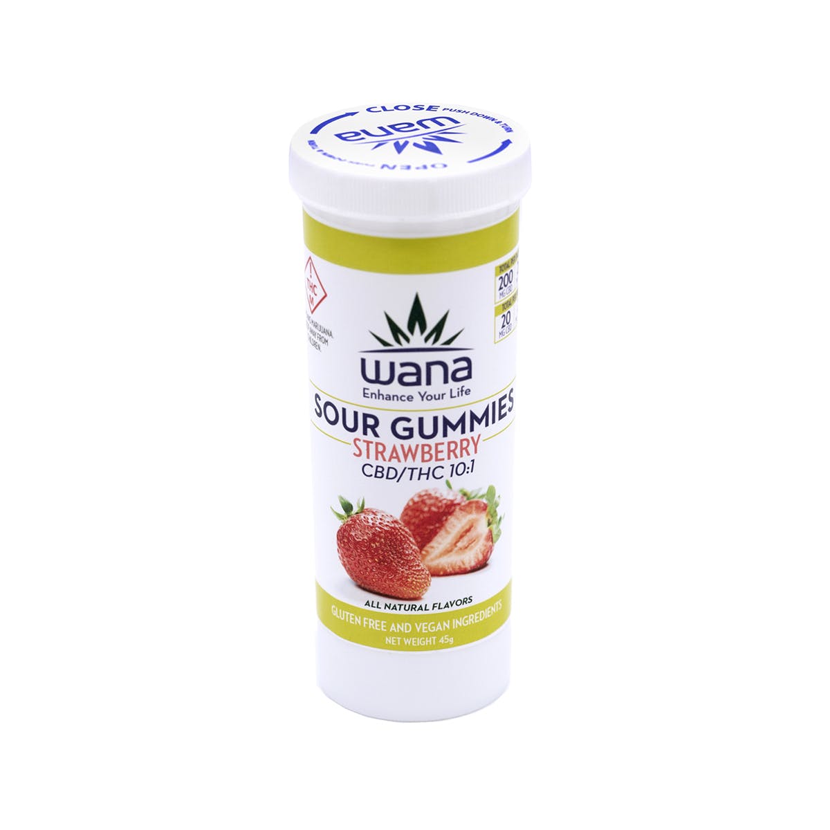 Strawberry CBD 10:1 Sour Gummies 200mg MED