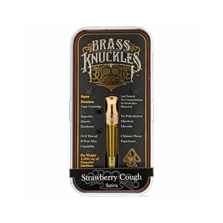 Strawberry Cough 1g Cartridge -Brass Knuckles