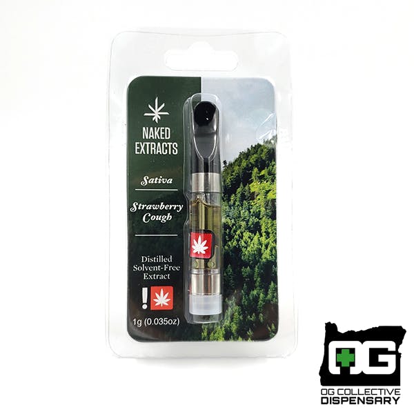 STRAWBERRY COUGH 1g CARTRIDGE from NAKED EXTRACTS