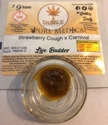 Strawberry Cough X Carnival Live Budder