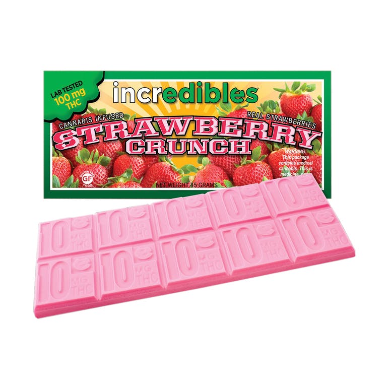 Strawberry Crunch Bar, 100mg (Tax included)