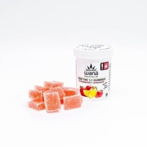 Strawberry-Lemonade 1:1 Gummies by Wana