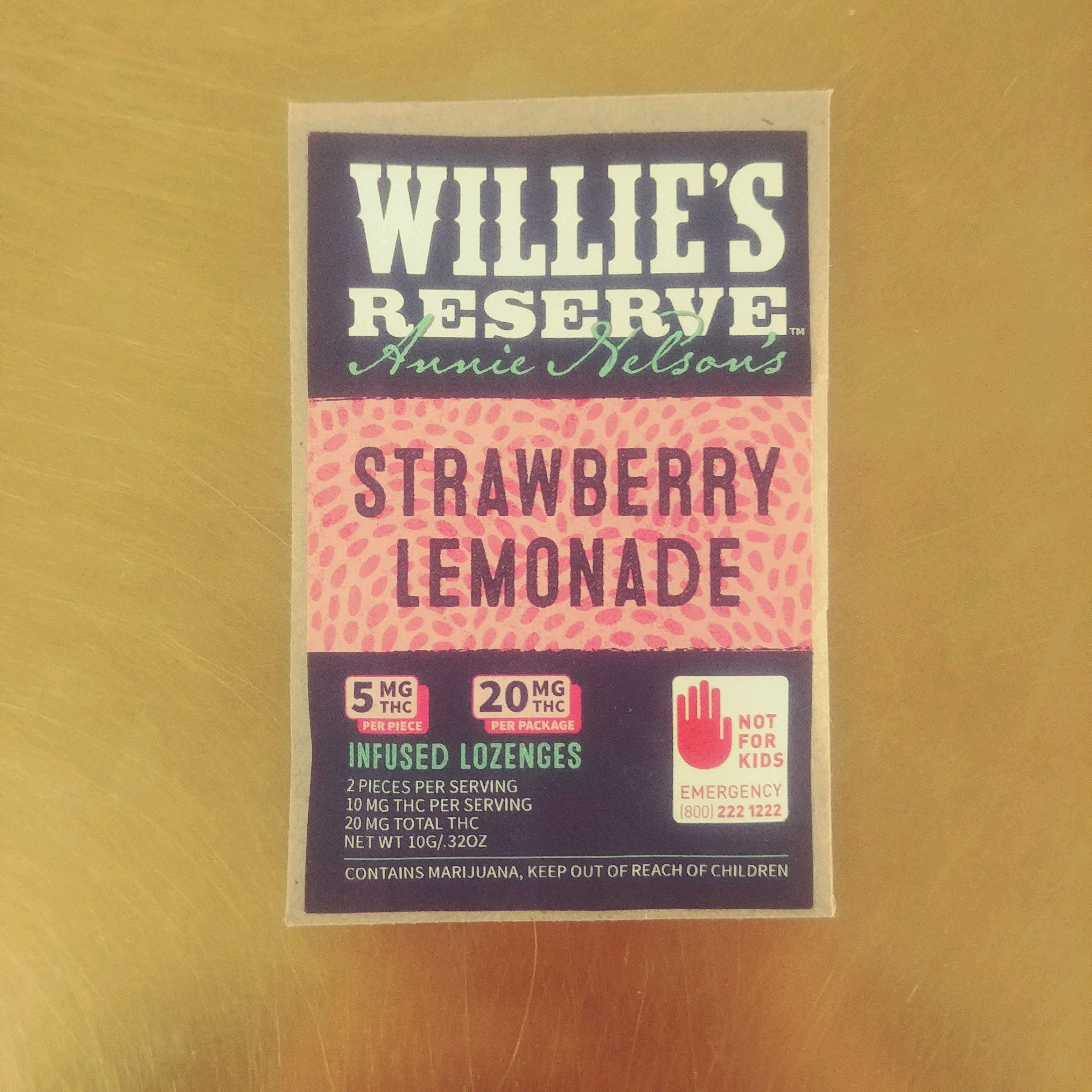 Strawberry Lemonade Hard Candies 5mg 4 Pack by Willie's Reserve