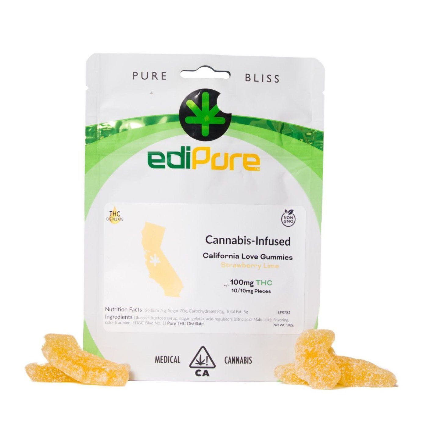 Strawberry Lime Gummies by Edipure