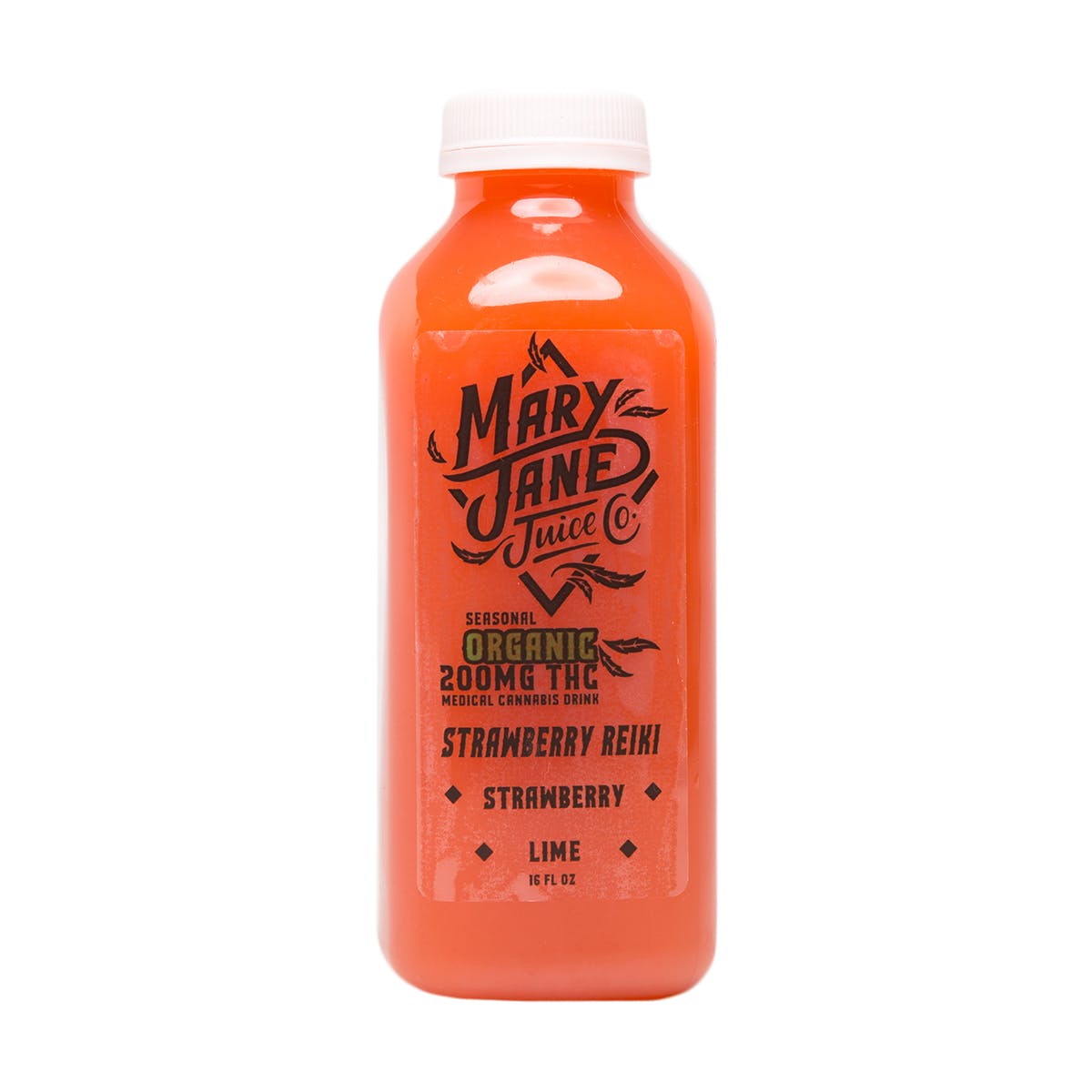 Strawberry Reiki Organic Juice 200mg