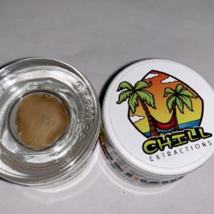 STRAWNANA : CURED RESIN BUDDER BY CHILL EXTRACTIONS (FULL GRAM)