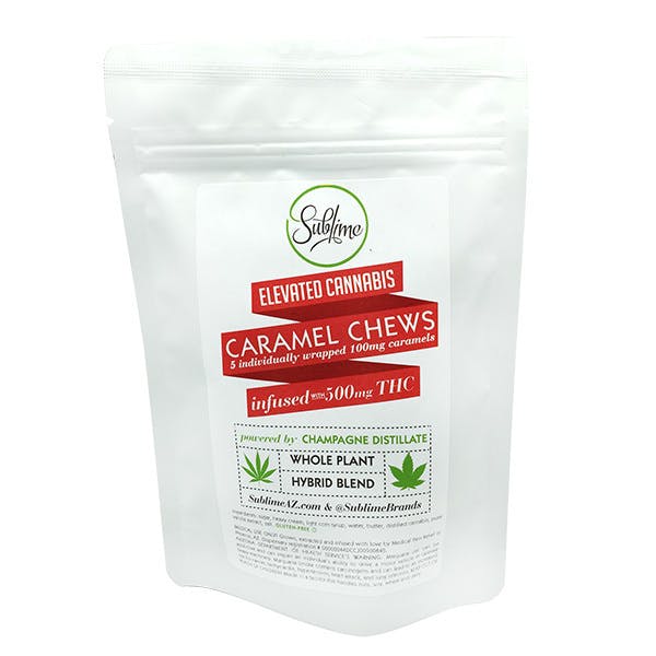 Sublime Caramel Chew 5-Pack (100mg each/500mg total)
