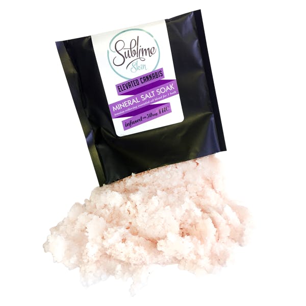 Sublime Mineral Salt Bath Soak – 50mg THC
