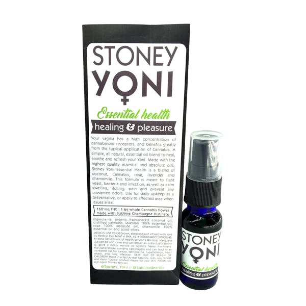 Sublime Stoney Yoni Essential Health Oil – 160mg THC