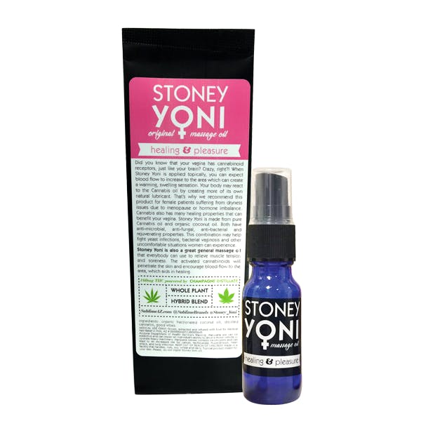 Sublime Stoney Yoni Original Massage Oil – 160mg THC