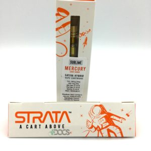 Sublime STRATA Cartridge - Mercury Sativa Hybrid: Sour Tangie