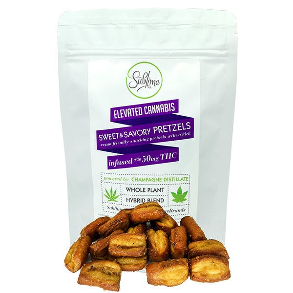 Sublime Sweet and Savory Pretzels 50mg