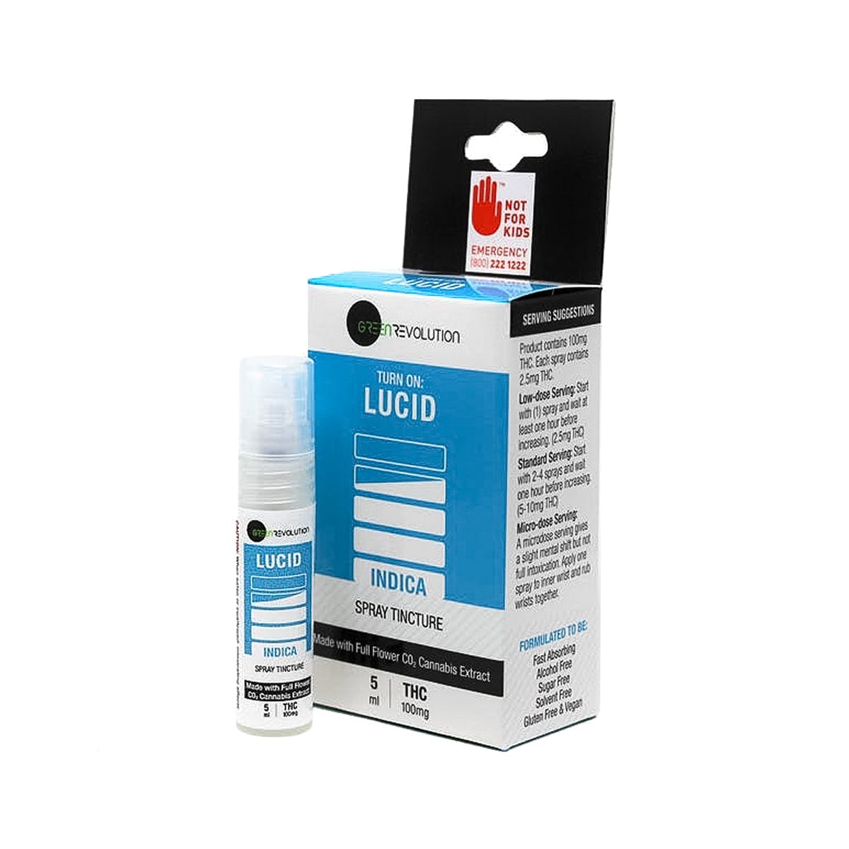 Sublingual Spray - Lucid 100mg THC