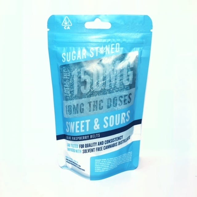 Sugar Stoned - 150mg Blue Raspberry Belts