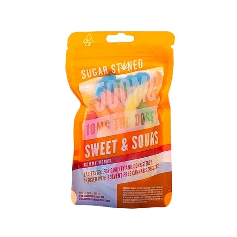 Sugar Stoned - 500mg Gummy Worms