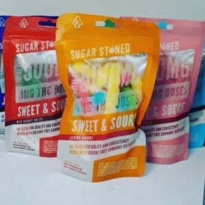 SUGAR STONED- GUMMY WORMS (150mg)