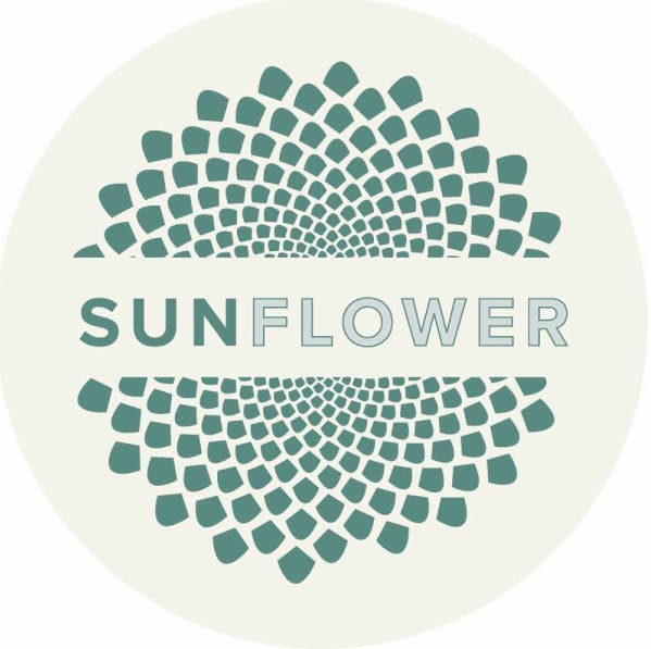 Sunflower. Green Focus