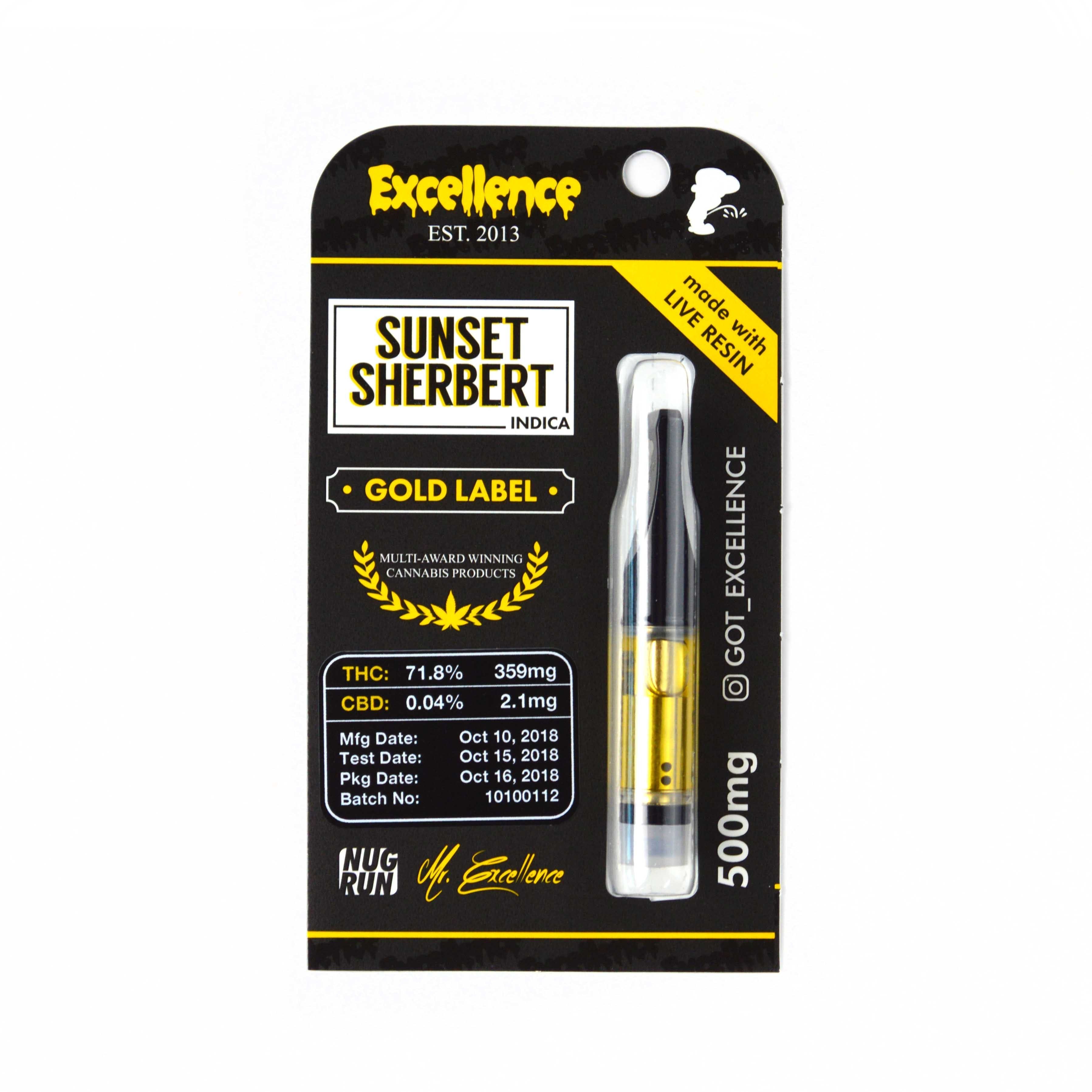 Sunset Sherbert - Gold Label Cartridge