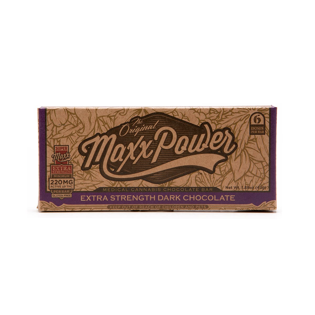 Supermaxx Chocolate Bar, Dark Chocolate