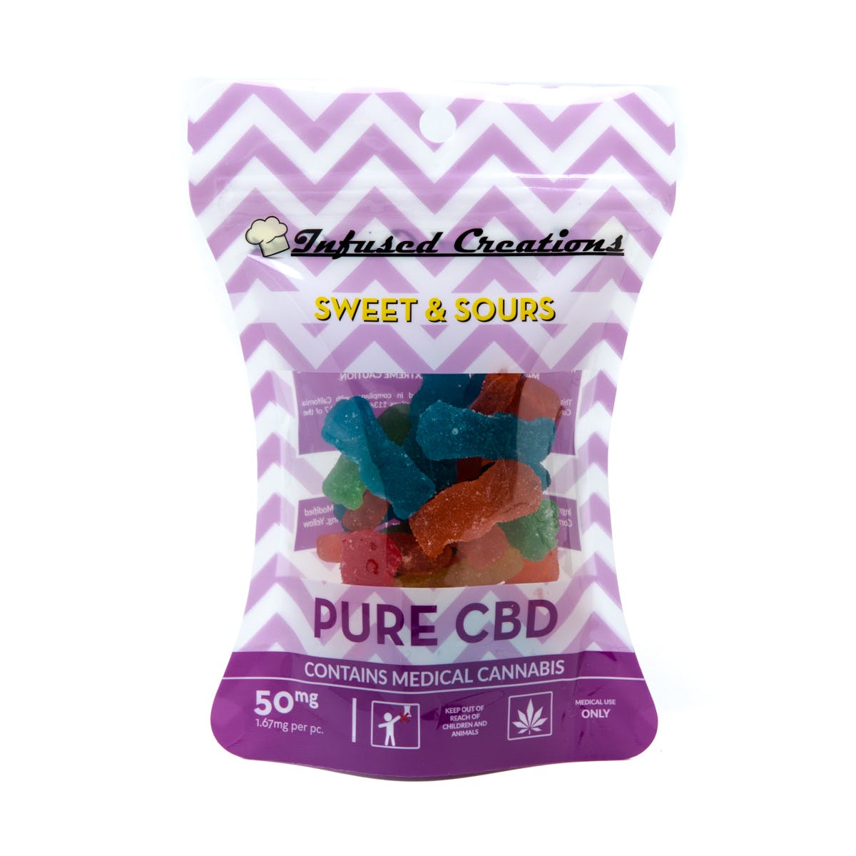 Sweet & Sours Pure CBD, 50mg