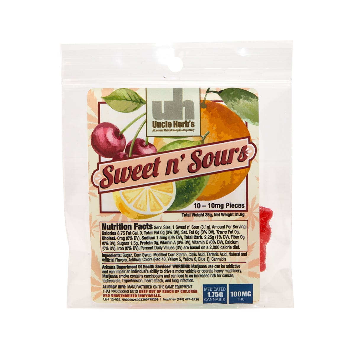 Sweet and Sours 100mg