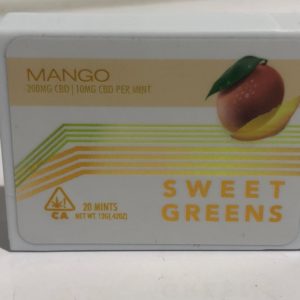 SWEET GREENS - Mango Mints 200MG CBD