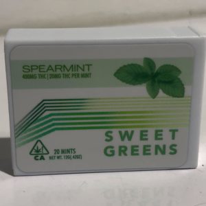 SWEET GREENS - Spearmint Mints 200MG CBD