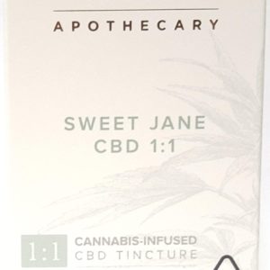 Sweet Jane 1:1 CBD/THC Tincture, 1oz, Humboldt Apothecary
