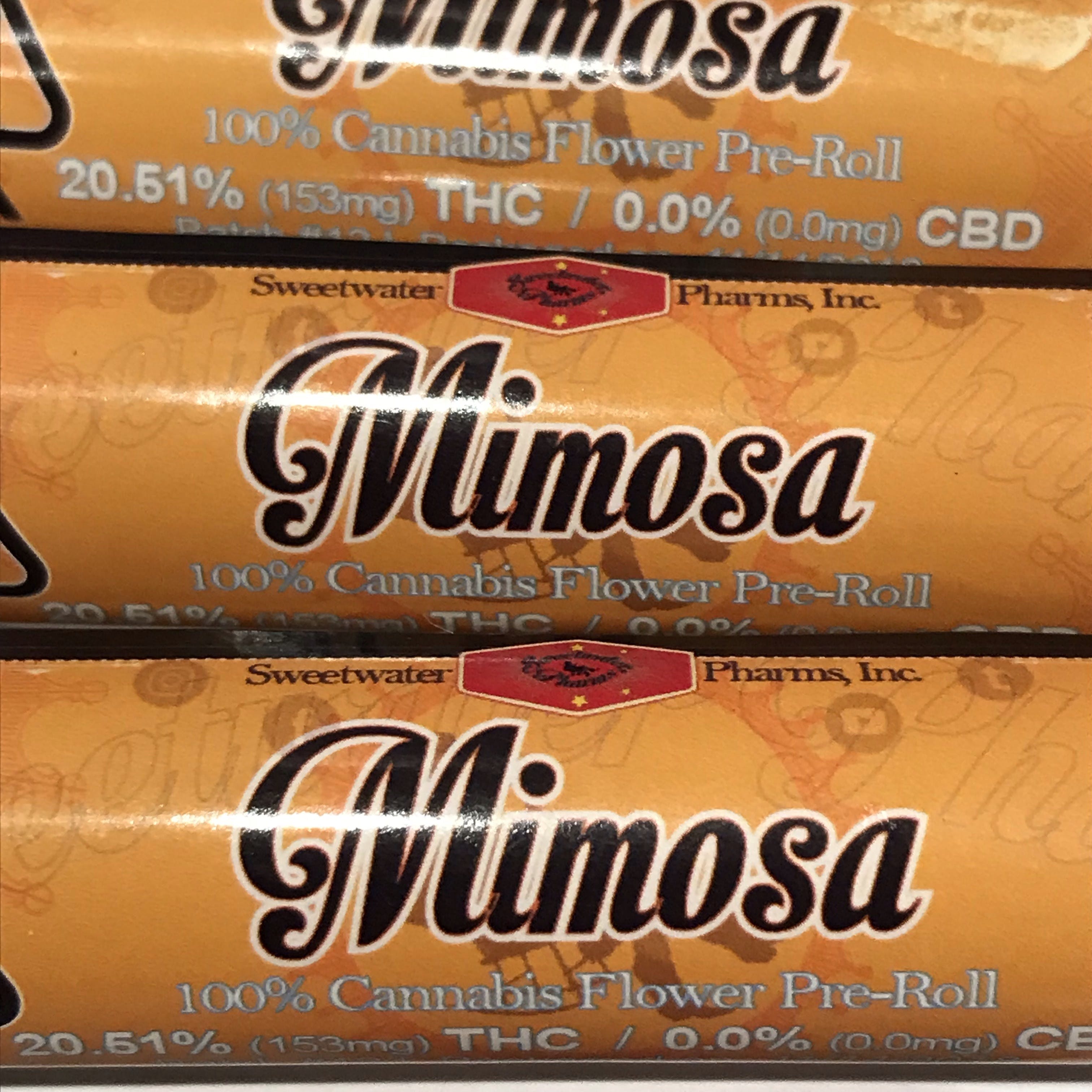 Sweetwater Pharms Mimosa preroll