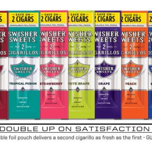 SWISHER SWEETS - STICKY SWEETS CARAMEL PEACH - CIGARILLOS