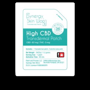 Synergy High CBD Transdermal Patch 0065