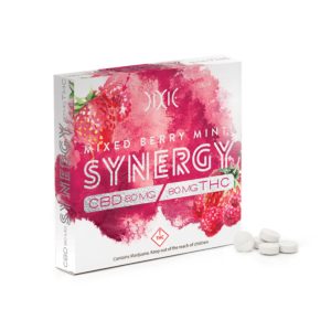 SYNERGY Mixed Berry Mints 1:1 80mg