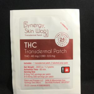 Synergy: Transdermal Patch - High THC