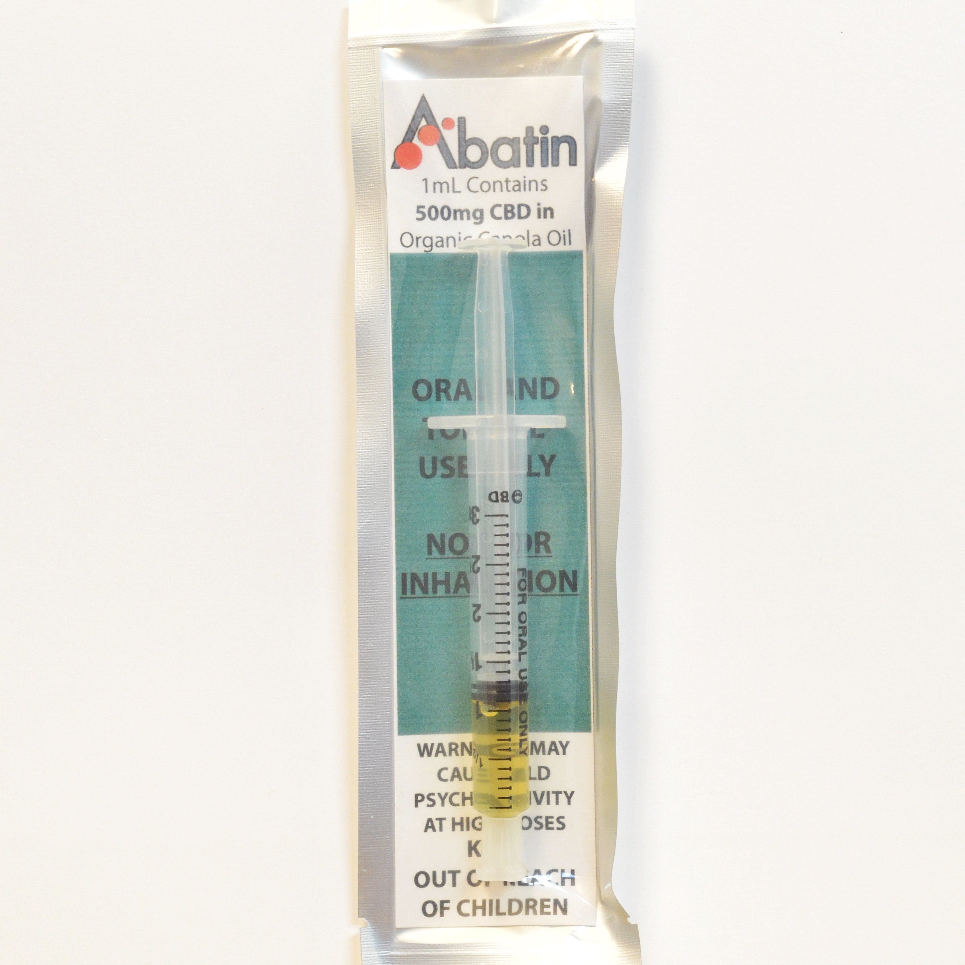 Syringe: CBD Oil 250MG (1ML)