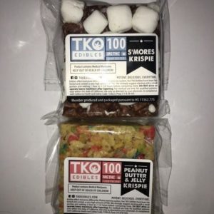 T.K.O. KRISPIES 100 MG (3 FOR 20)