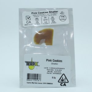 Terp X *White Label*: Pink Cookies - Shatter