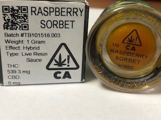 TerpBoys - Live Resin Sauce: Raspberry Sorbet