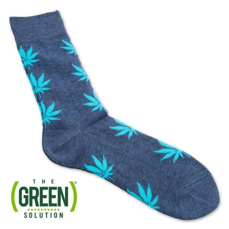TGS Leaf Socks Blue