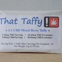 That Taffy 2:1 Mixed Berry CBD