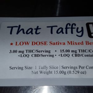 That Taffy-Low Dose Sativa #931