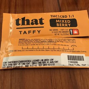 That Taffy - THC-CBD 1:1