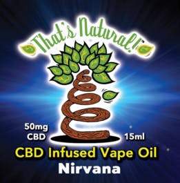 That's Natural Vape Oil Nirvana 50mg