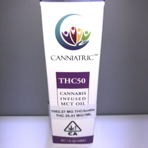 THC 50 Cannabis Infused MCT Oil by Canniatric