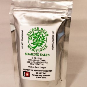 THC Bath Soaking Salts by Sacred Herb Medicinals