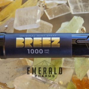THC Breath Spray 5 mg Dose (1000 mg) by Breez